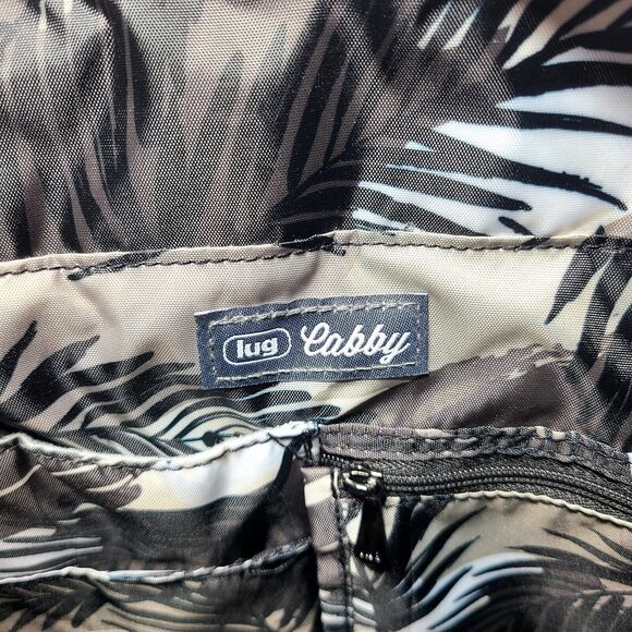 Lug Cabby Tote Black RFID Front Pocket Trolley Sleeve Zip Magnetic Closure - Picture 7 of 9